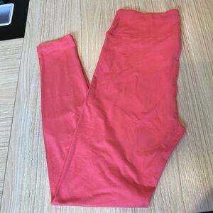 NWT Lularoe SOLID pink OS leggings